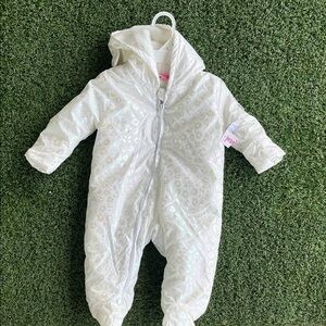 White Iridescent Kids snow suite bundle